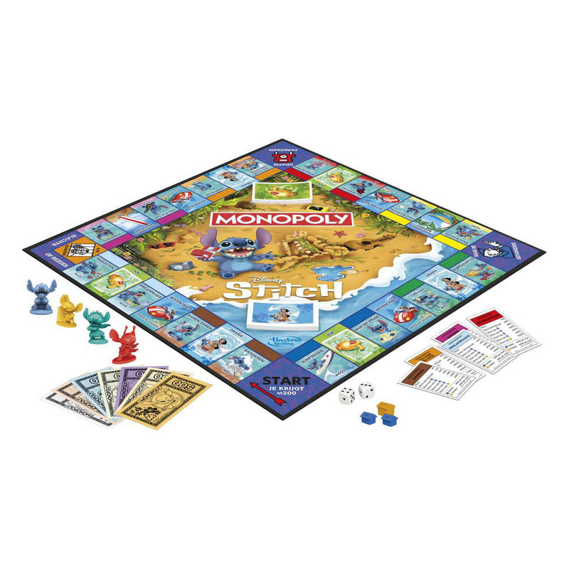 Afbeelding laden in galerijviewer, Hasbro monopoly stitch - nederlandse editie - gezelschapsspel
