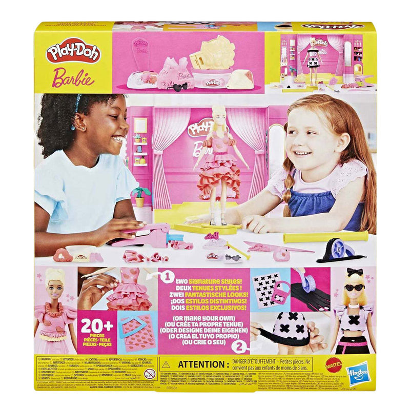 Afbeelding laden in galerijviewer, Play-doh barbie designer fashion show - 6 kleipotjes
