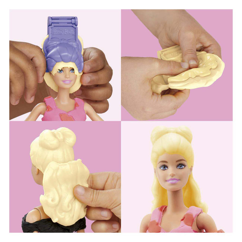Afbeelding laden in galerijviewer, Play-doh barbie designer fashion show - 6 kleipotjes
