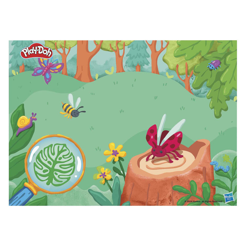 Afbeelding laden in galerijviewer, Play-doh microscoop met licht speelset - boetseerklei - 5 potjes - knutselen voor kinderen
