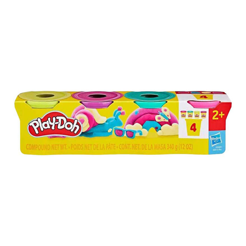Afbeelding laden in galerijviewer, Play-doh levendig - 4 kleipotjes
