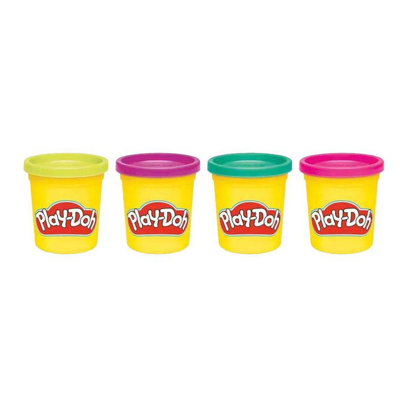 Afbeelding laden in galerijviewer, Play-doh levendig - 4 kleipotjes
