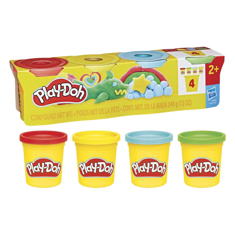 Afbeelding laden in galerijviewer, Play-doh classic - 4 kleipotjes
