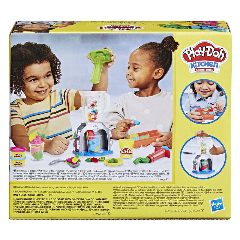 Afbeelding laden in galerijviewer, Play-doh swirlin' smoothies blender - 5 kleipotjes
