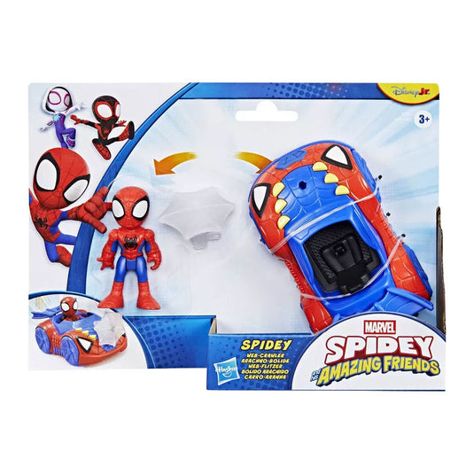 Marvel spidey met spidey web crawler speelgoedauto