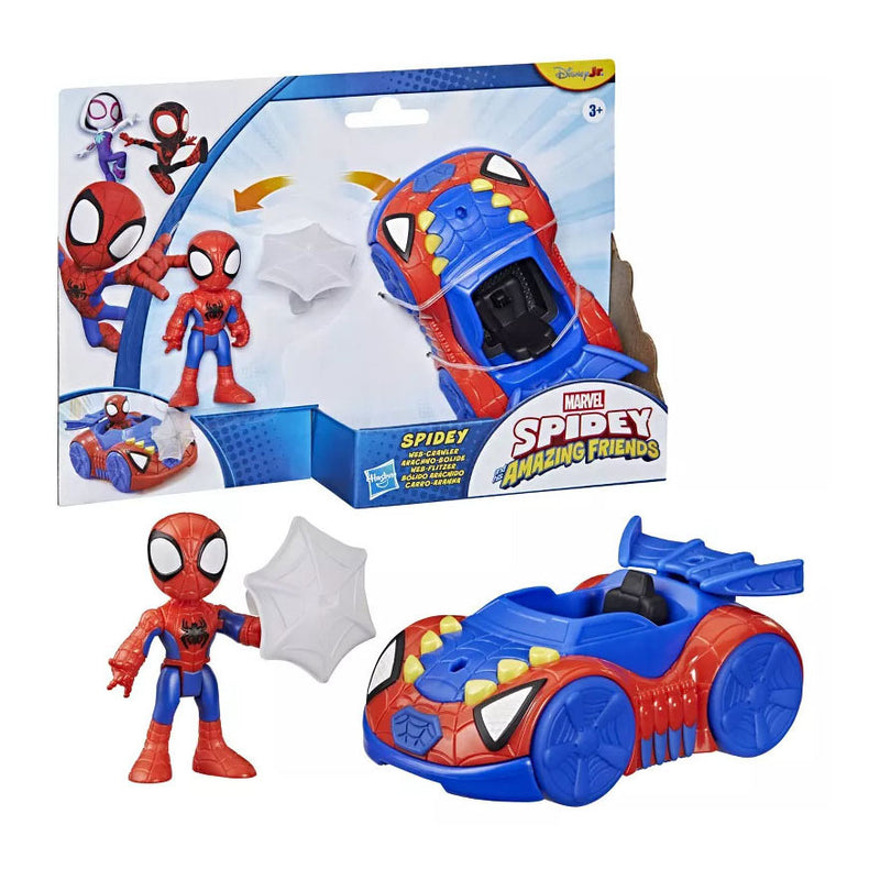 Afbeelding laden in galerijviewer, Marvel spidey met spidey web crawler speelgoedauto
