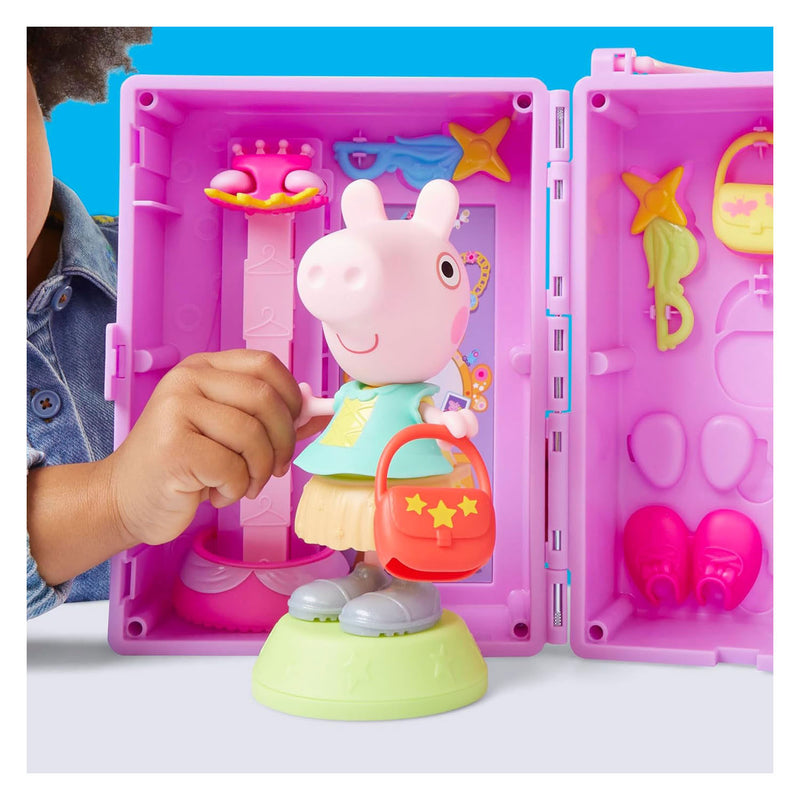 Afbeelding laden in galerijviewer, Hasbro peppa pig kledingkast speelset
