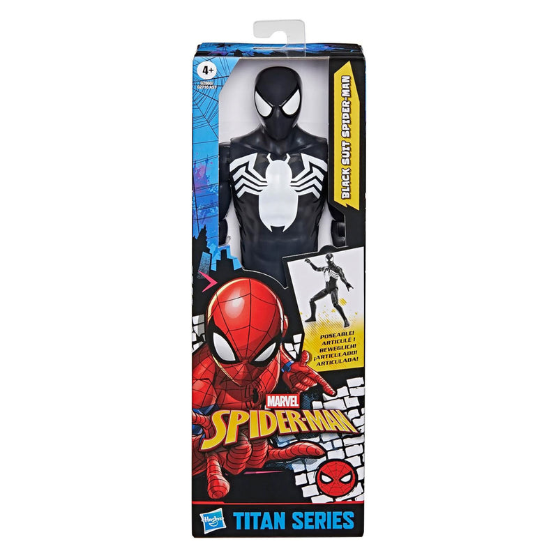 Afbeelding laden in galerijviewer, Hasbro marvel spiderman titan series spiderman symbiote speelfiguur
