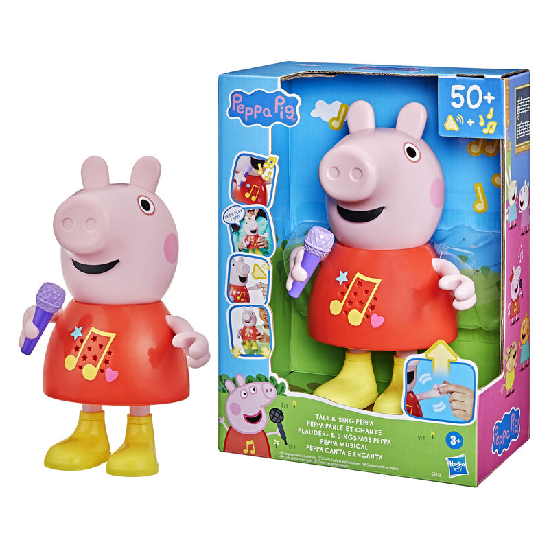 Afbeelding laden in galerijviewer, Hasbro peppa pig praat en zing interactief figuur
