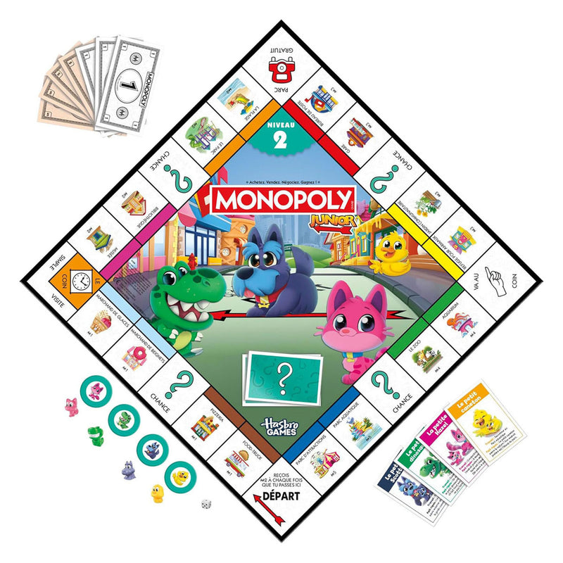 Afbeelding laden in galerijviewer, Hasbro monopoly junior fr
