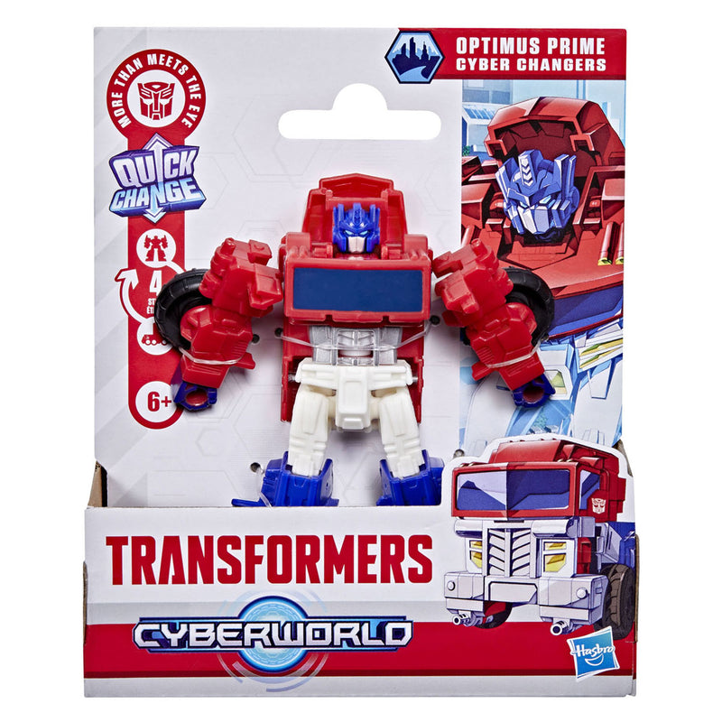 Afbeelding laden in galerijviewer, Hasbro transformers cyberworld optimus prime cyber changers robot
