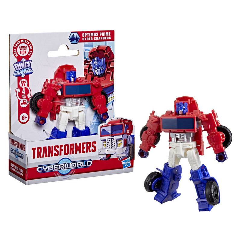 Afbeelding laden in galerijviewer, Hasbro transformers cyberworld optimus prime cyber changers robot
