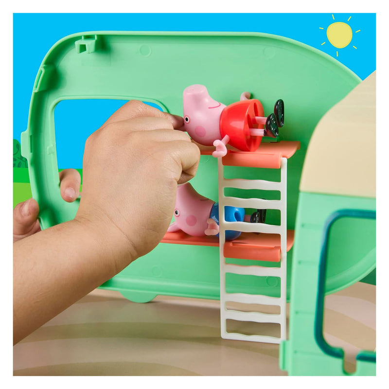 Afbeelding laden in galerijviewer, Peppa pig drie kleine biggetjes caravan - 9dlg.
