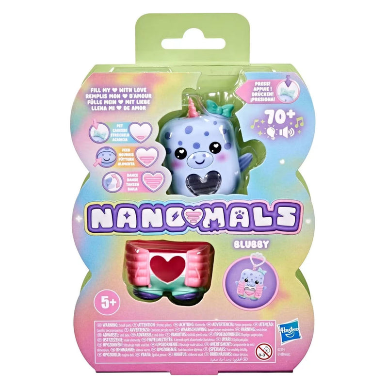 Afbeelding laden in galerijviewer, Hasbro nanomals blubby de narwal

