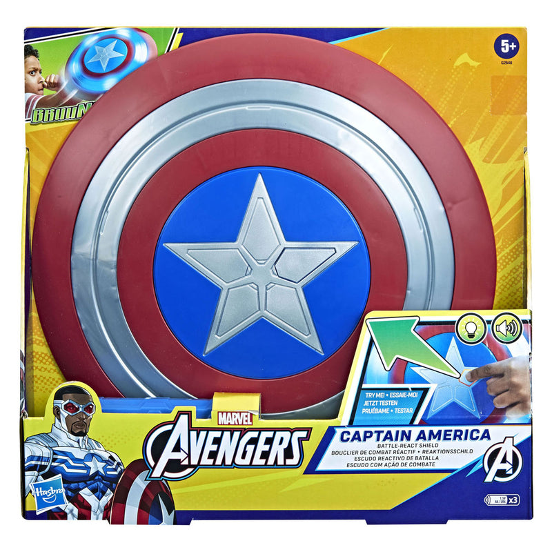 Afbeelding laden in galerijviewer, Hasbro marvel avengers captain america battle-react schild
