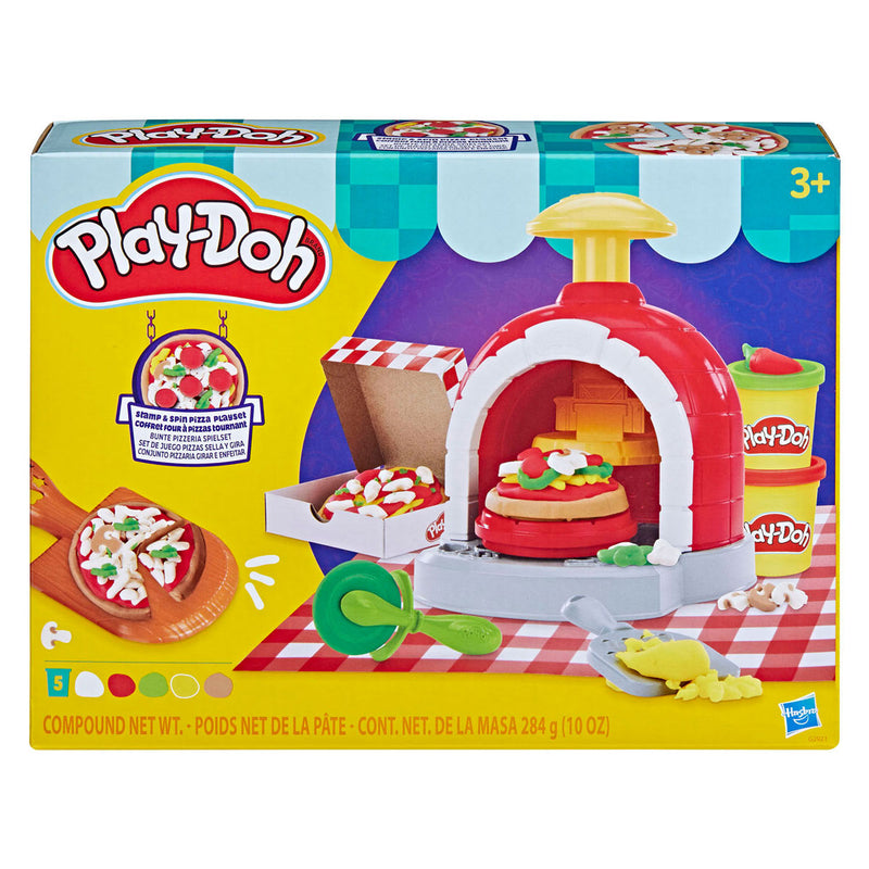 Afbeelding laden in galerijviewer, Play-doh stempelen en draaien - pizza speelset
