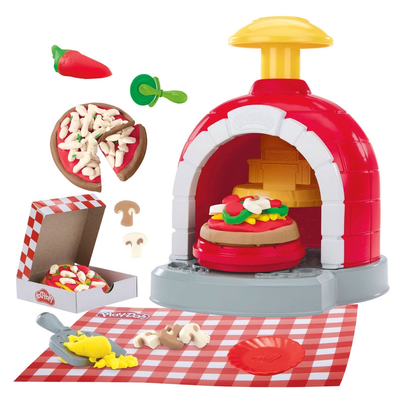 Afbeelding laden in galerijviewer, Play-doh stempelen en draaien - pizza speelset
