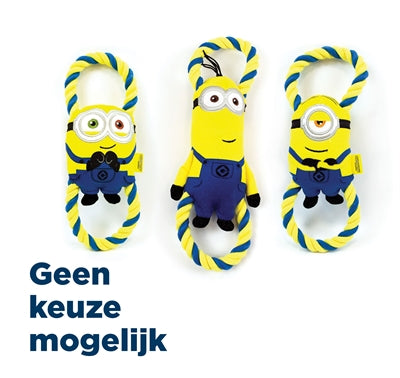 Afbeelding laden in galerijviewer, Minion s pluche bob stuart kevin aan flostouw
