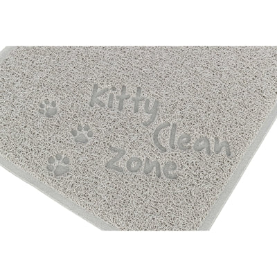 Afbeelding laden in galerijviewer, Trixie kattenbakmat pvc lichtgrijs
