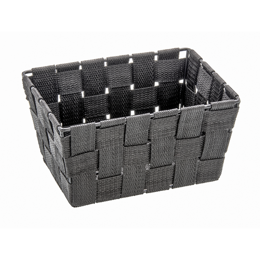 Wenko 1064949 - opbergmandje adria mini lang zwart | 4 stuks