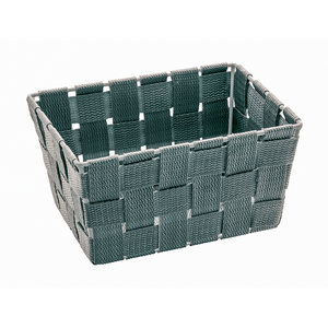 Wenko 1065001 - opbergmandje adria mini lang grijs | 4 stuks