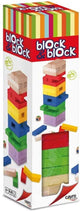 Cayro block block colors - wiebeltoren van fsc hout met kleurendobbelsteen - 54 houten blokjes in 6 kleuren - behendigheidsspel - 2-8 spelers - vanaf 5 jaar - collection