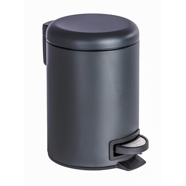 Wenko 1064928 - afvalemmer leman 3 liter zwart mat | 2 stuks