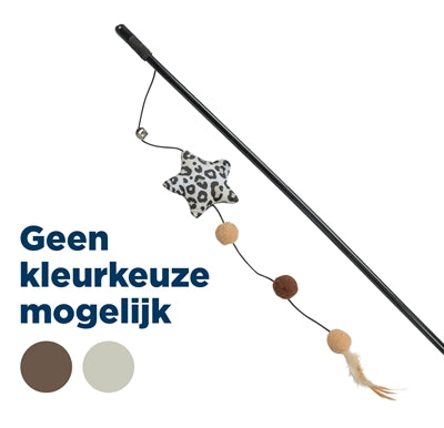 Afbeelding laden in galerijviewer, Trixie kattenhengel ster pluche met kattenkruid catnip
