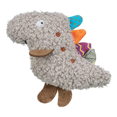 Afbeelding laden in galerijviewer, Trixie dino pluche met kattenkruid catnip grijs
