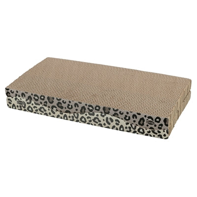 Afbeelding laden in galerijviewer, Trixie krabplank leo karton panterprint met kattenkruid catnip
