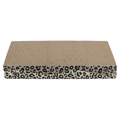 Afbeelding laden in galerijviewer, Trixie krabplank leo karton panterprint met kattenkruid catnip
