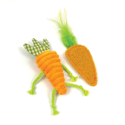 Afbeelding laden in galerijviewer, Happy pet tabby patch wortels met catnip
