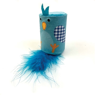 Afbeelding laden in galerijviewer, Happy pet tabby patch vogel ratel en roller blauw
