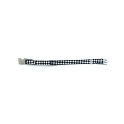 Afbeelding laden in galerijviewer, Happy pet tabby patch halsband kat ruit zwart

