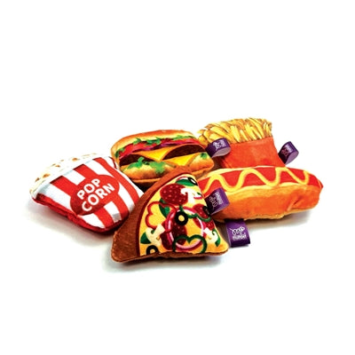 Afbeelding laden in galerijviewer, Happy pet tabby patch fast food met catnip assorti
