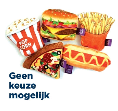 Afbeelding laden in galerijviewer, Happy pet tabby patch fast food met catnip assorti
