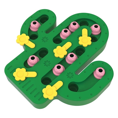 Afbeelding laden in galerijviewer, Happy pet tabby patch cactus puzzel intelligentie speelgoed
