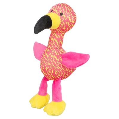 Trixie flamingo stof roze geel