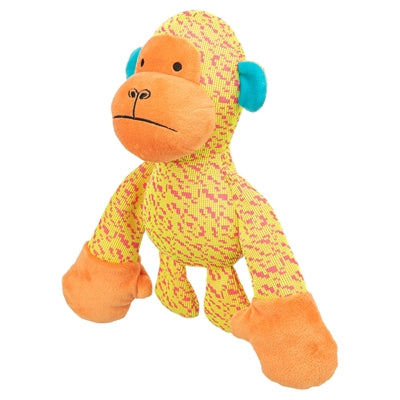 Afbeelding laden in galerijviewer, Trixie aap stof geel oranje
