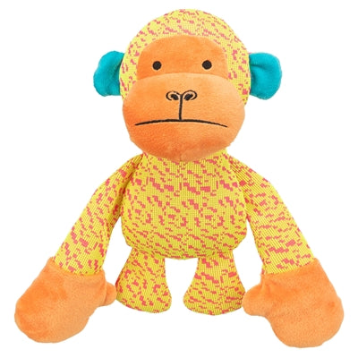 Afbeelding laden in galerijviewer, Trixie aap stof geel oranje

