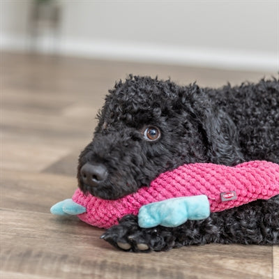 Trixie zeepaard stof roze aqua
