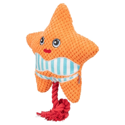 Afbeelding laden in galerijviewer, Trixie zeester met flostouw oranje
