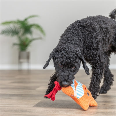 Trixie zeester met flostouw oranje