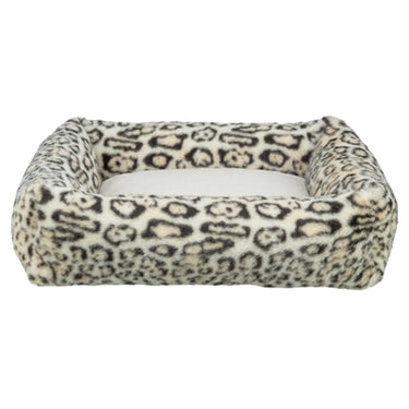 Trixie hondenmand leo hoekig panterprint creme