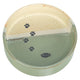 Trixie voerbak drinkbak met pootprint keramiek groen beige