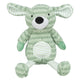 Trixie hond met strepen pluche groen