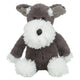 Trixie hond met snor pluche grijs
