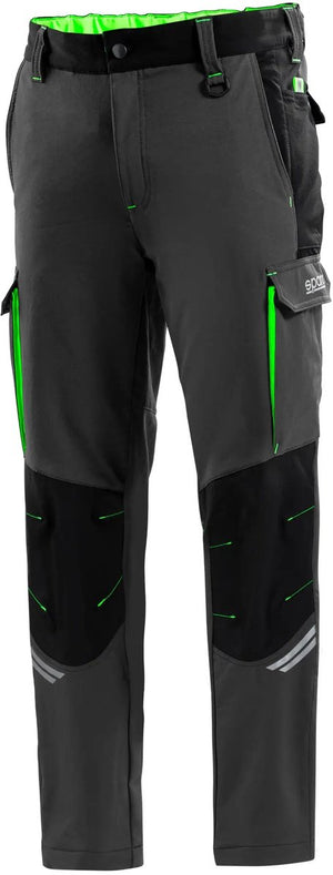Sparco werkbroek tech oregon - zwart oranje - maat m