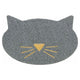 Trixie kattenbakmat kattenkop pvc lichtgrijs