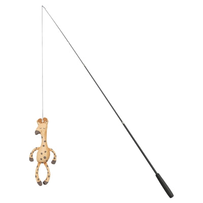 Afbeelding laden in galerijviewer, Trixie kattenhengel telescopisch grote katten met giraffe bruin
